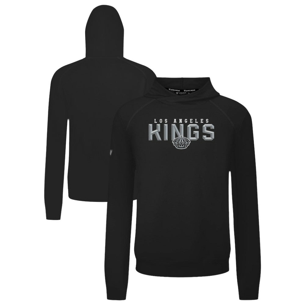 Los Angeles Kings - Levelwear Mandate Carve Tri-Blend Pullover Hoodie Black