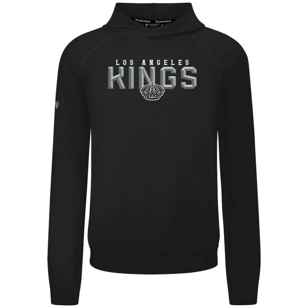 Los Angeles Kings - Levelwear Mandate Carve Tri-Blend Pullover Hoodie Black