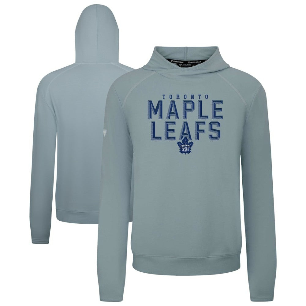 Toronto Maple Leafs - Levelwear Mandate Carve Tri-Blend Pullover Hoodie Gray