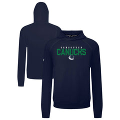 Vancouver Canucks - Levelwear Mandate Carve Tri-Blend Pullover Hoodie Blue