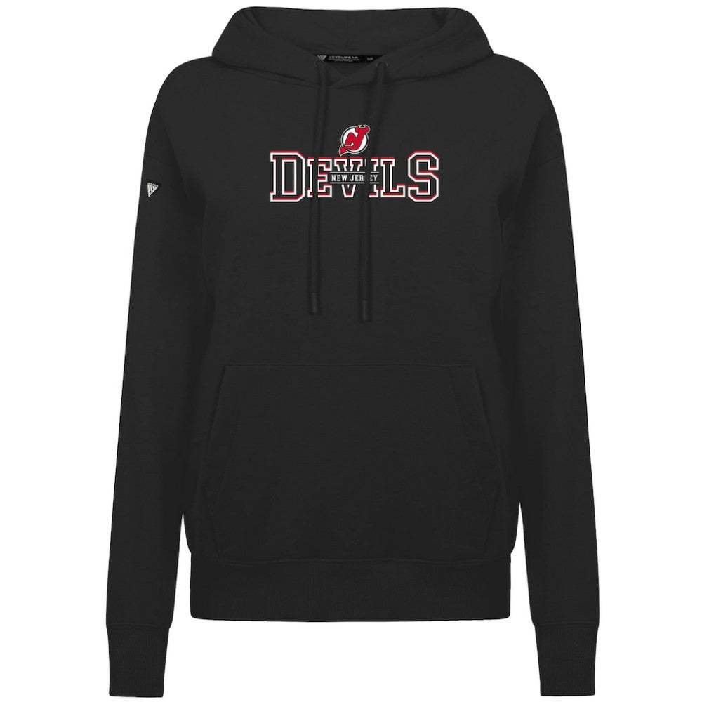 New Jersey Devils - Levelwear Women's Adorn Journey Pullover Hoodie Black