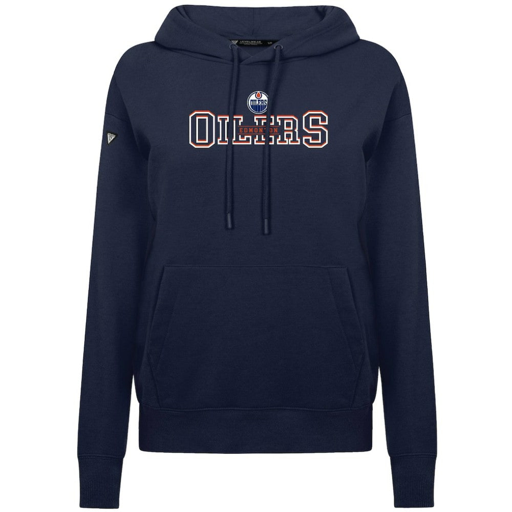 Edmonton Oilers - Levelwear Women's Adorn Journey Pullover Hoodie Navy