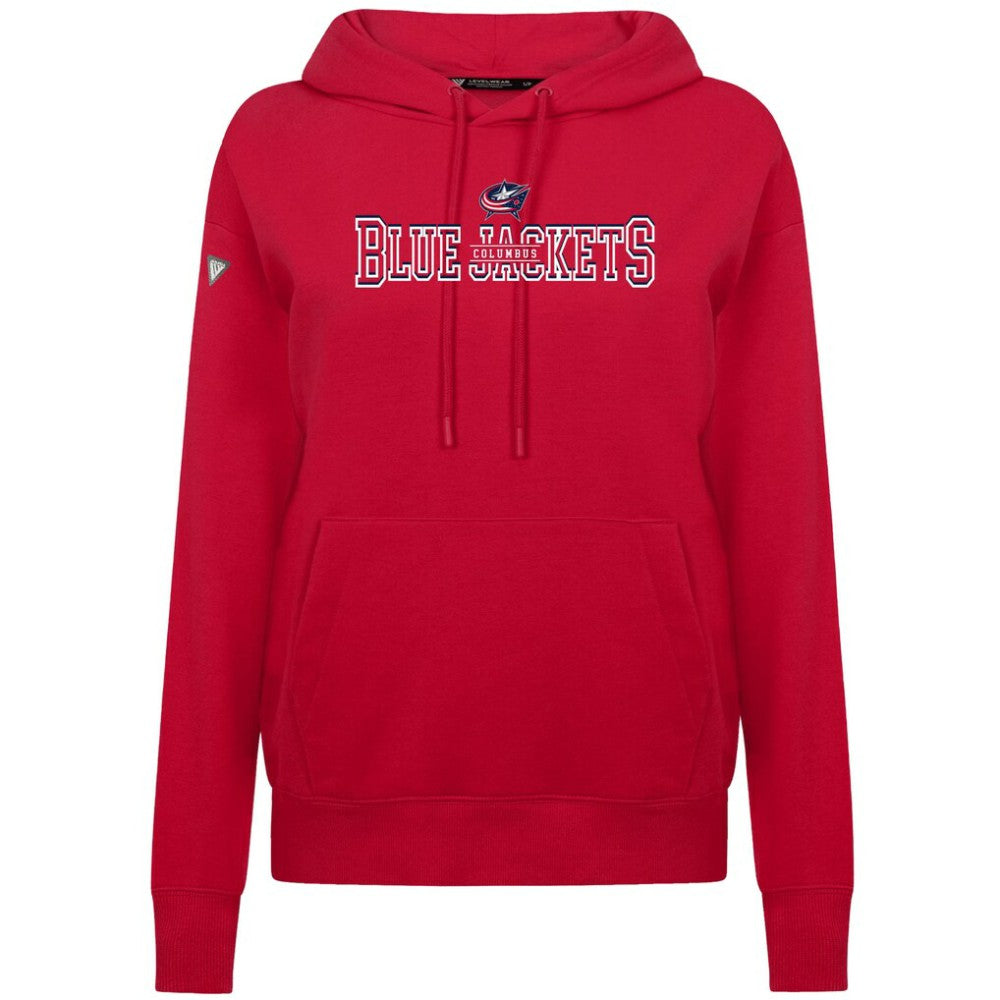 Columbus Blue Jackets - Levelwear Women's Adorn Journey Pullover Hoodie Red