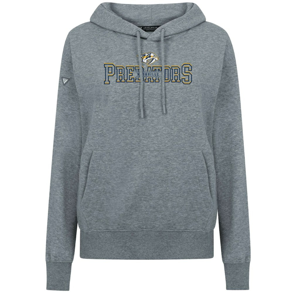 Nashville Predators - Levelwear Women's Adorn Journey Pullover Hoodie Gray