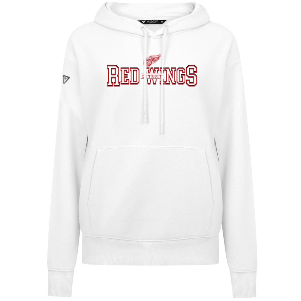Detroit Red Wings - Levelwear Women's Adorn Journey Pullover Hoodie White