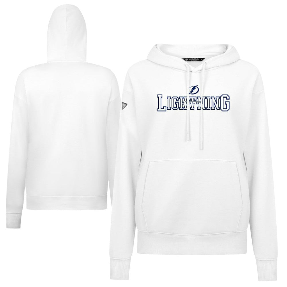 Tampa Bay Lightning - Levelwear Women's Adorn Journey Pullover Hoodie White