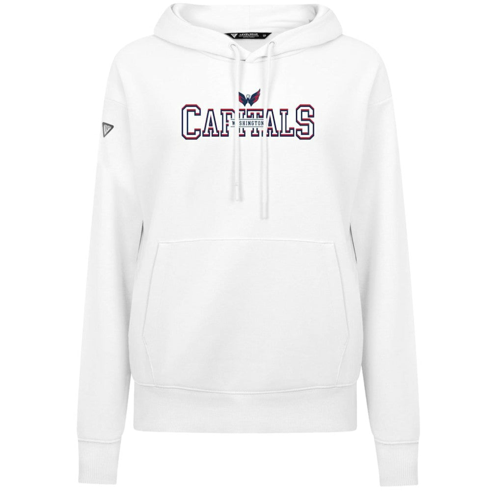 Washington Capitals Levelwear Women's Adorn Journey Pullover Hoodie White
