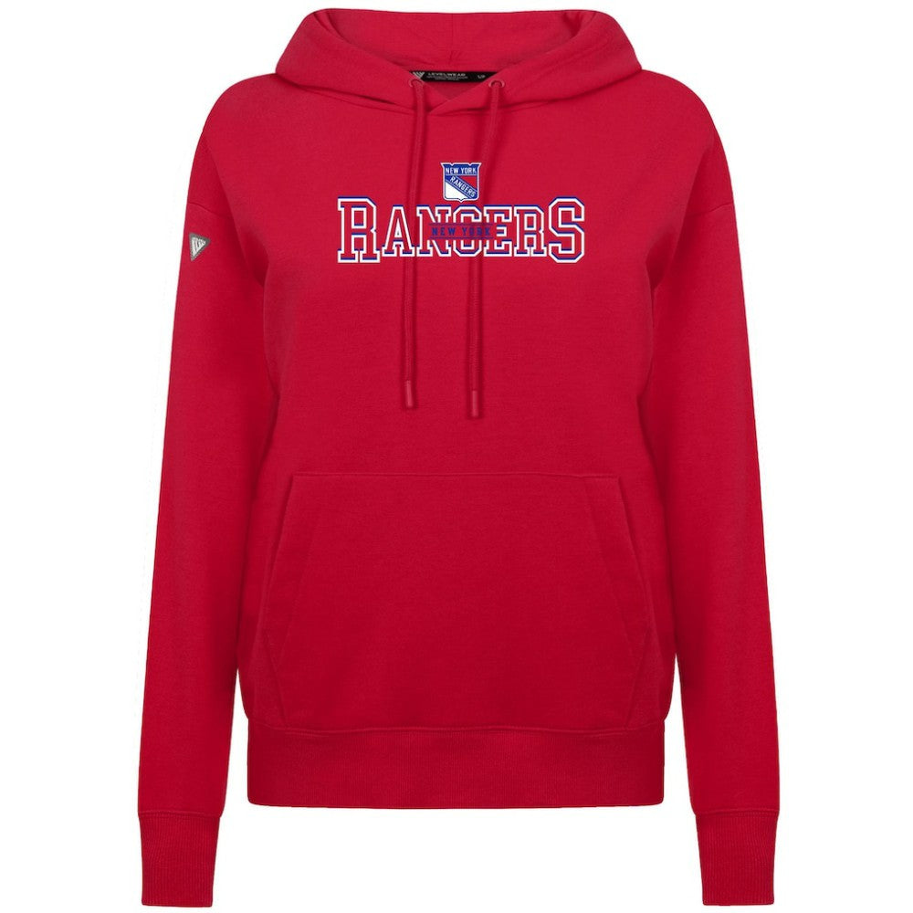 New York Rangers Levelwear Women's Adorn Journey Pullover Hoodie Red