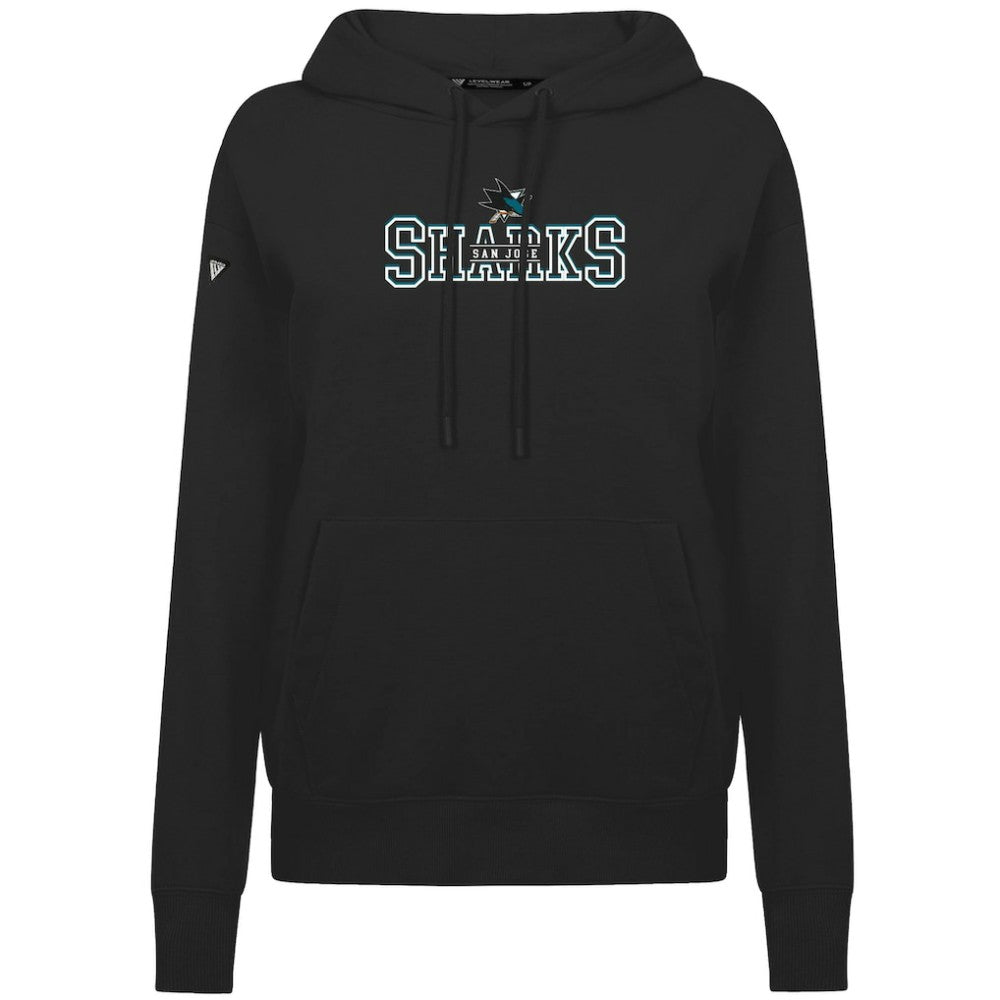 San Jose Sharks - Levelwear Women's Adorn Journey Pullover Hoodie Black