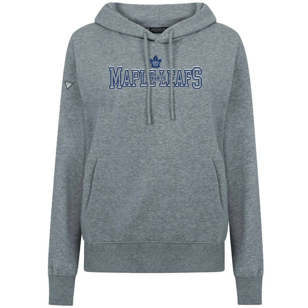 Toronto Maple Leafs - Levelwear Women's Adorn Journey Pullover Hoodie Gray