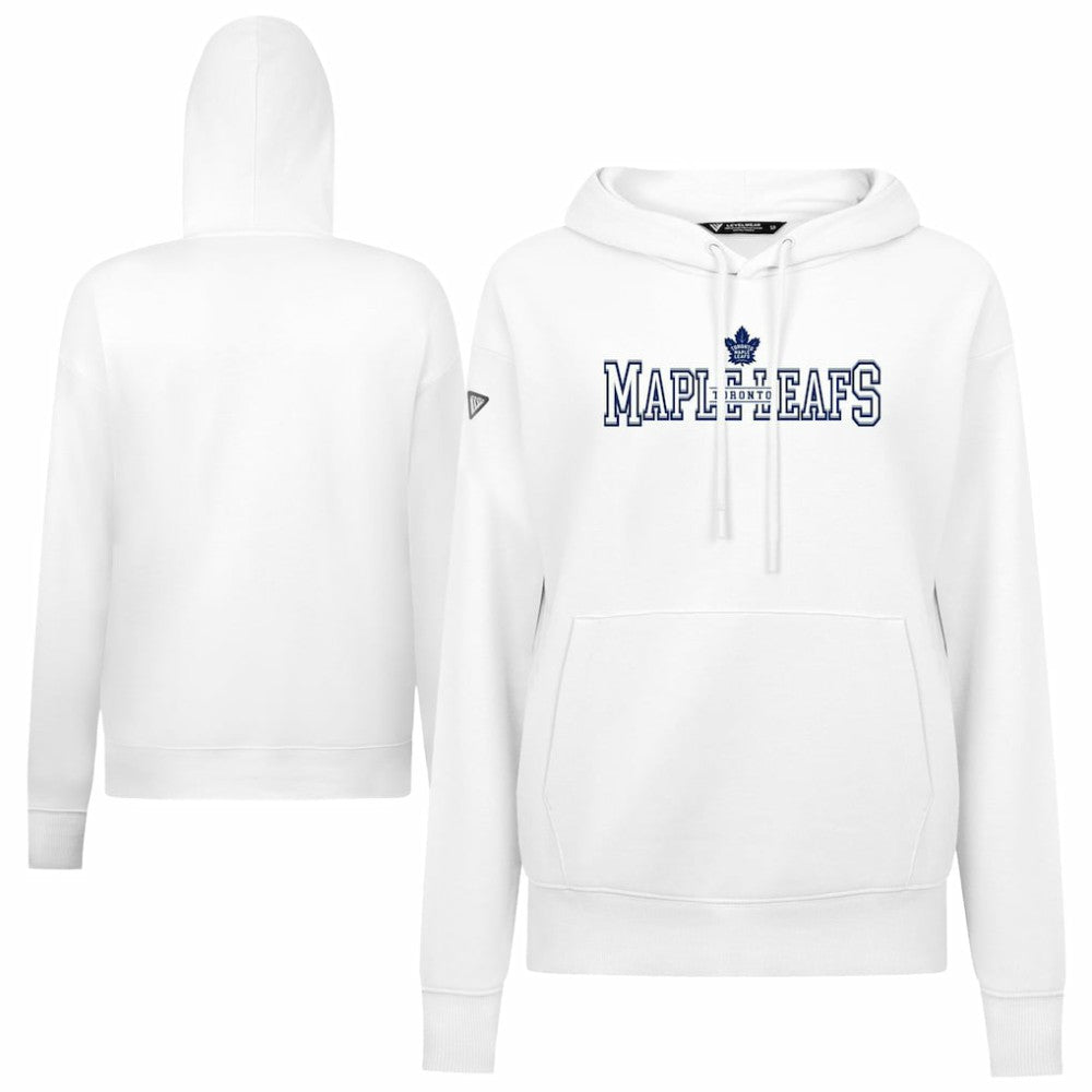 Toronto Maple Leafs - Levelwear Women's Adorn Journey Pullover Hoodie White