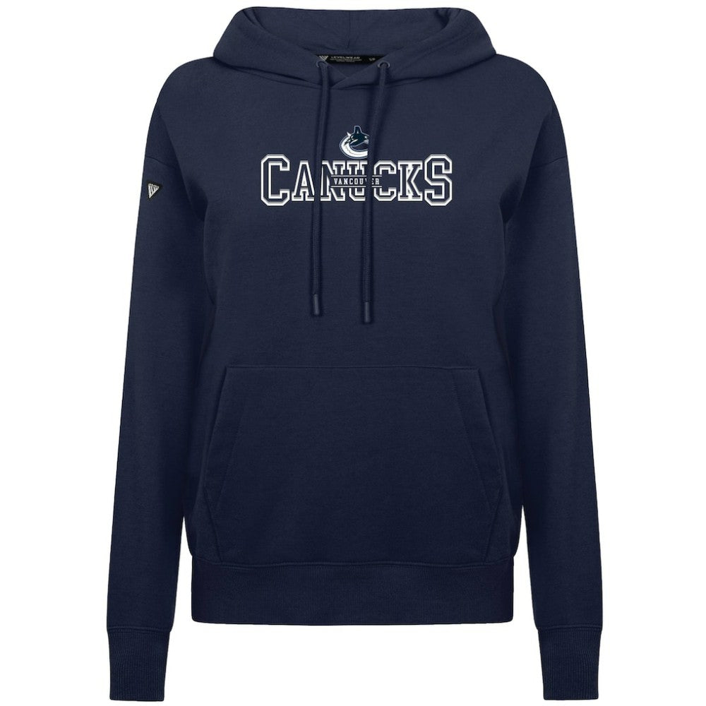 Vancouver Canucks - Levelwear Women's Adorn Journey Pullover Hoodie Navy