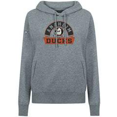 Anaheim Ducks - Levelwear Women's Adorn Banner Arch Pullover Hoodie Gray