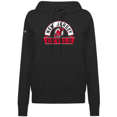 New Jersey Devils - Levelwear Women's Adorn Banner Arch Pullover Hoodie Black