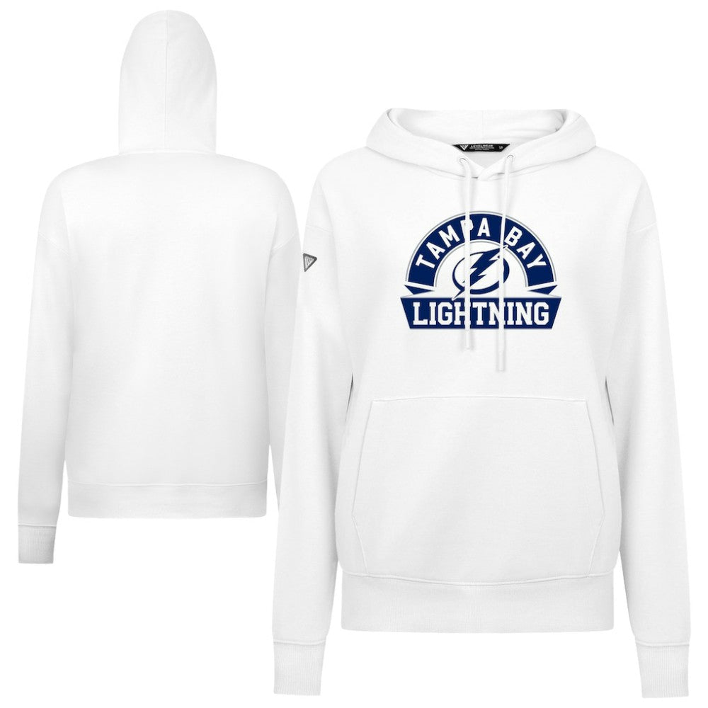 Tampa Bay Lightning - Levelwear Women's Adorn Banner Arch Pullover Hoodie White