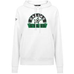 Dallas Stars - Levelwear Women's Adorn Banner Arch Pullover Hoodie White