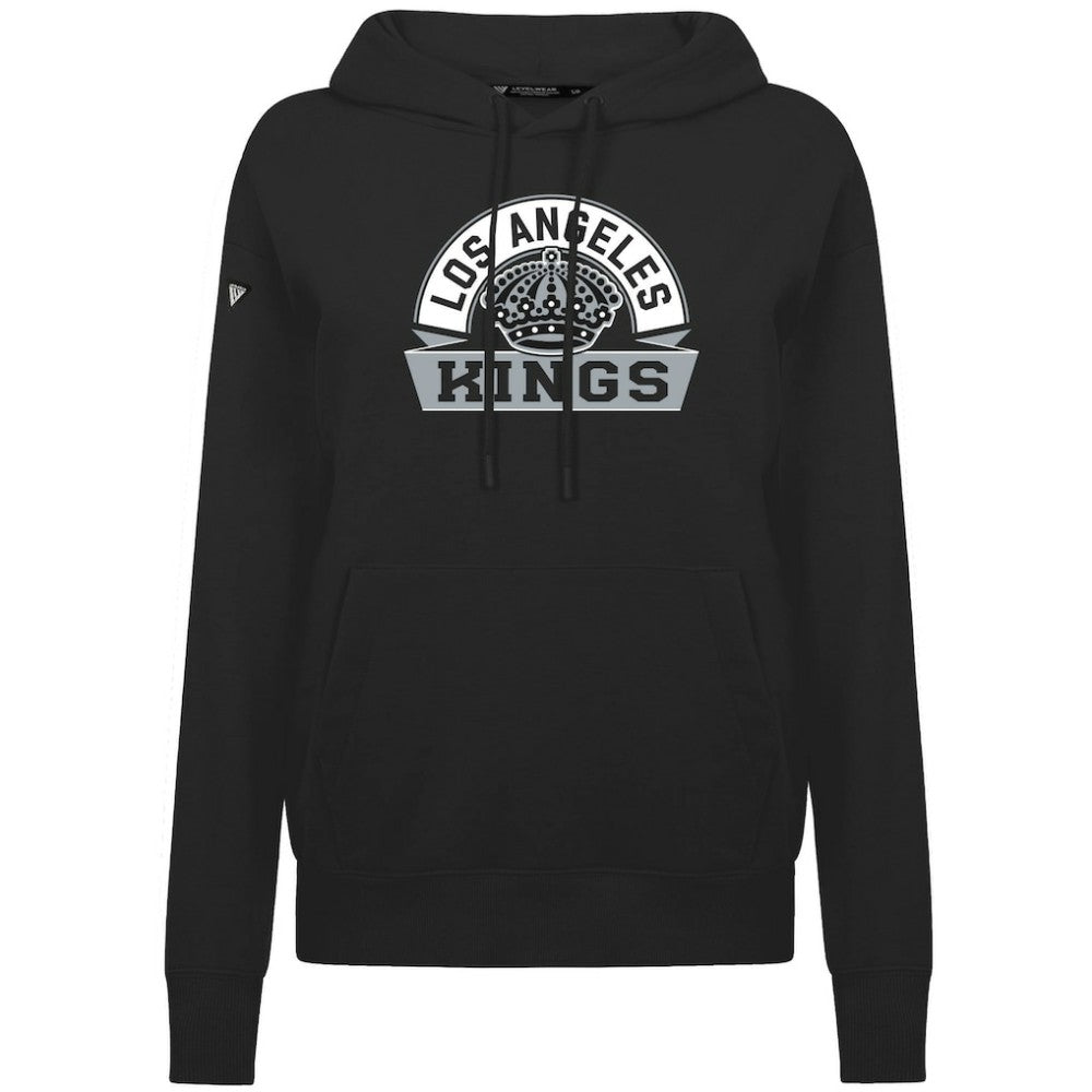 Los Angeles Kings - Levelwear Women's Adorn Banner Arch Pullover Hoodie Black