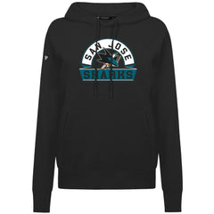 San Jose Sharks - Levelwear Women's Adorn Banner Arch Pullover Hoodie Black