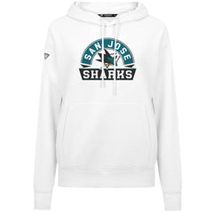 San Jose Sharks - Levelwear Women's Adorn Banner Arch Pullover Hoodie White