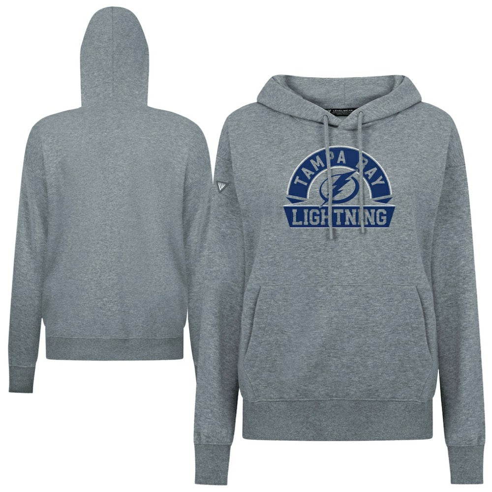 Tampa Bay Lightning - Levelwear Women's Adorn Banner Arch Pullover Hoodie Gray