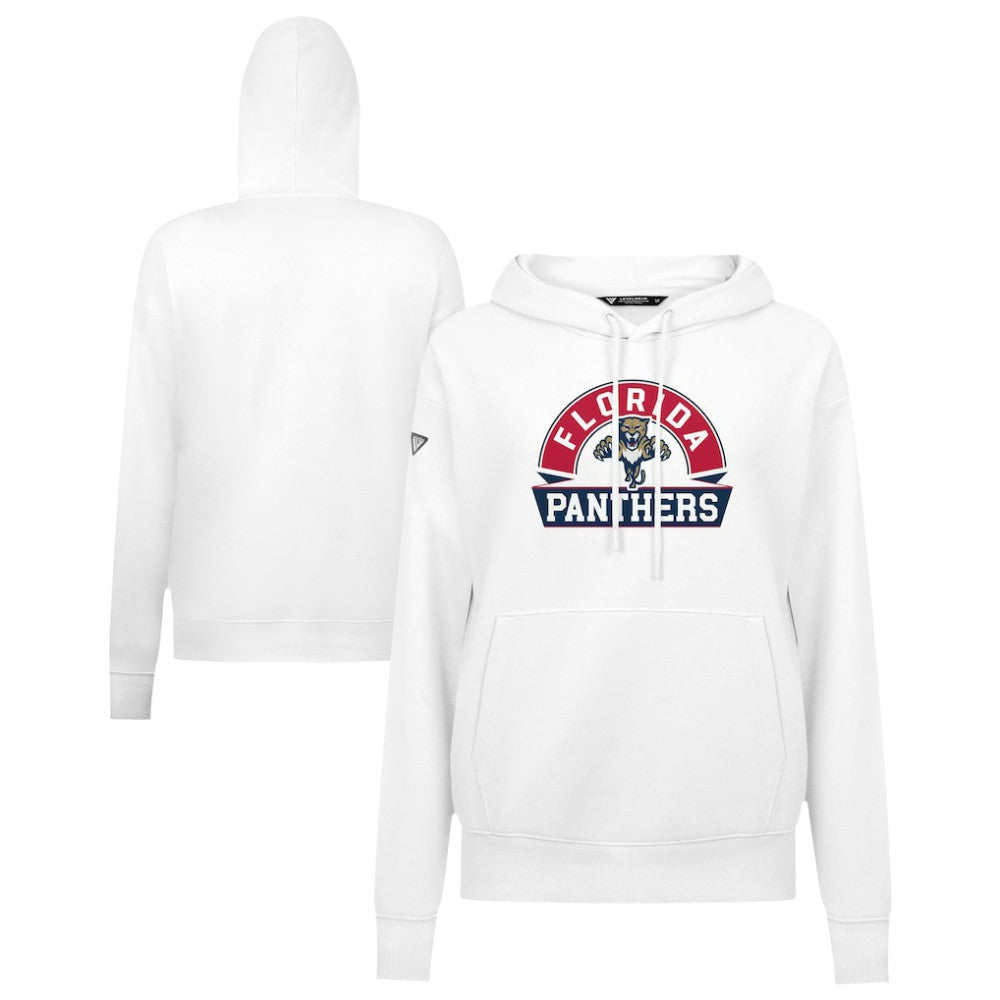 Florida Panthers - Levelwear Women's Adorn Banner Arch Pullover Hoodie White