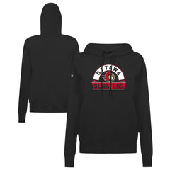 Ottawa Senators - Levelwear Women's Adorn Banner Arch Pullover Hoodie Black