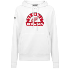 Detroit Red Wings - Levelwear Women's Adorn Banner Arch Pullover Hoodie White