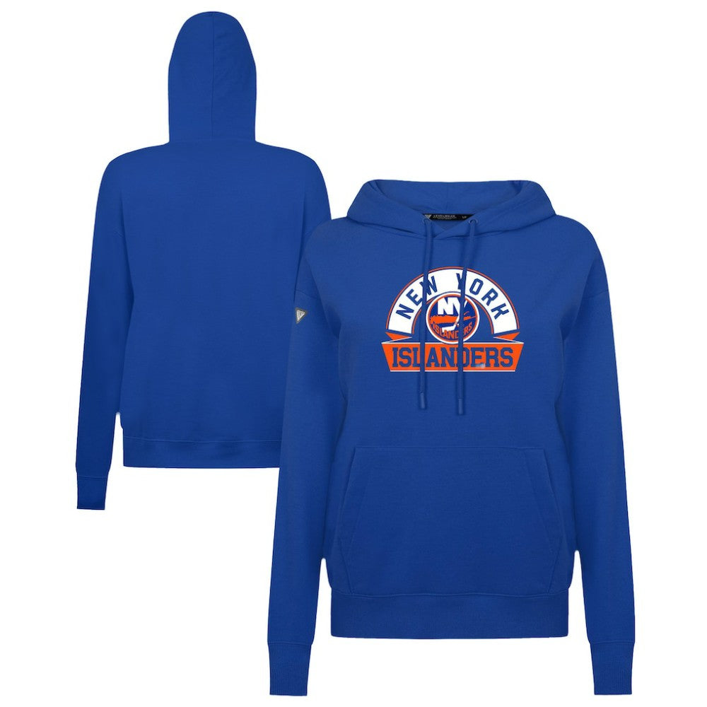 New York Islanders - Levelwear Women's Adorn Banner Arch Pullover Hoodie Royal