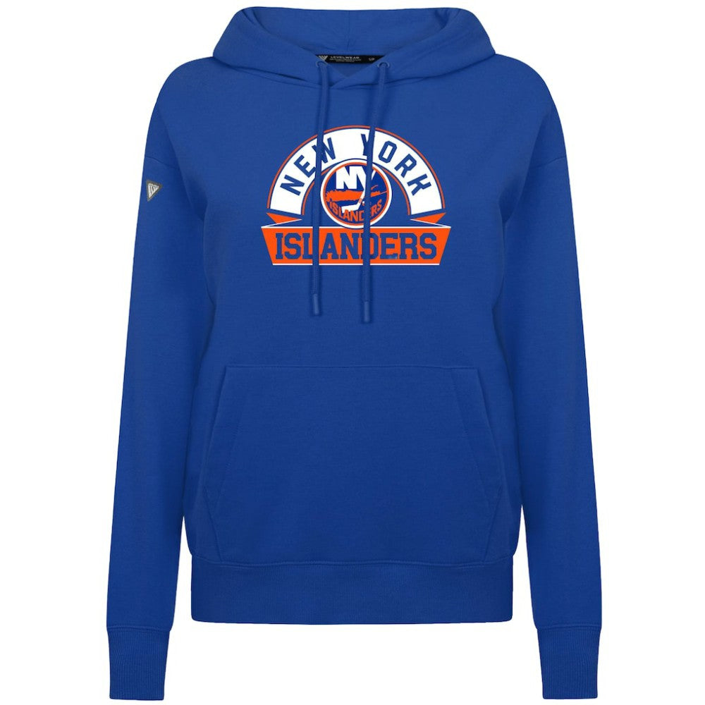 New York Islanders - Levelwear Women's Adorn Banner Arch Pullover Hoodie Royal