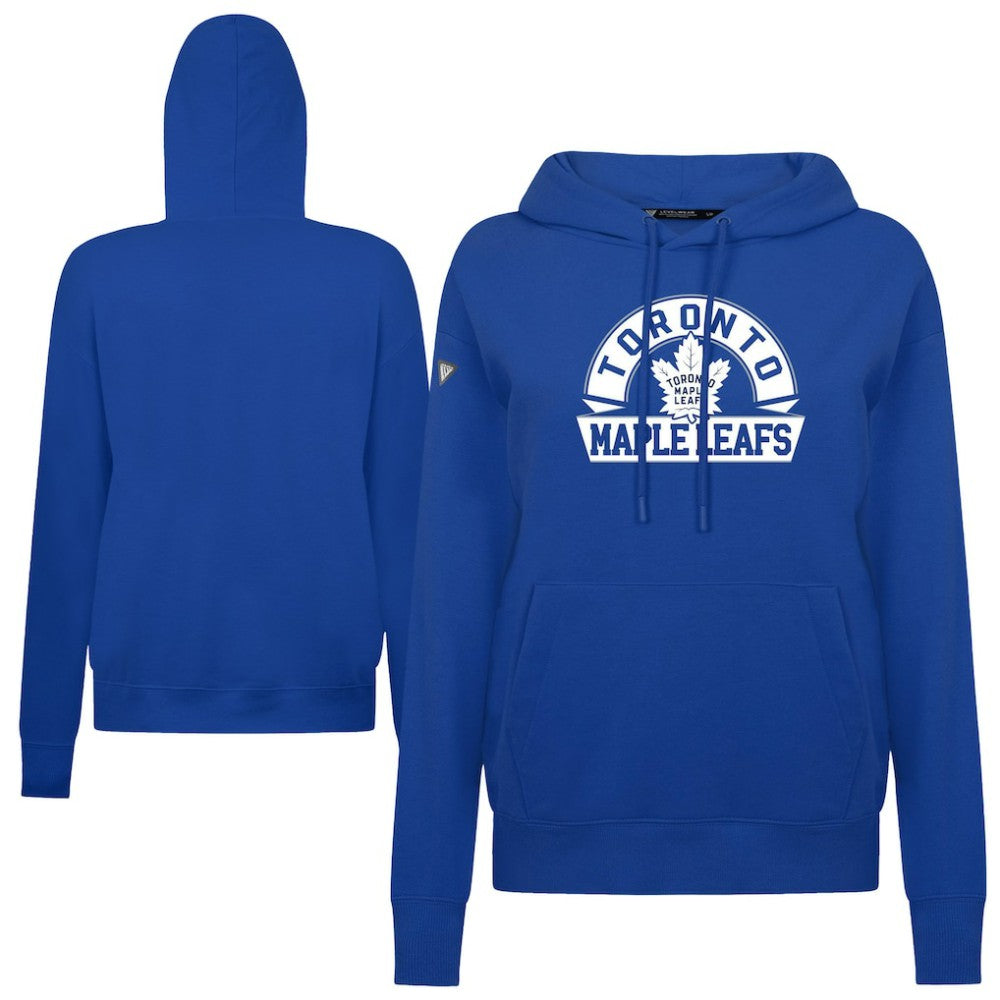 Toronto Maple Leafs - Levelwear Women's Adorn Banner Arch Pullover Hoodie Royal