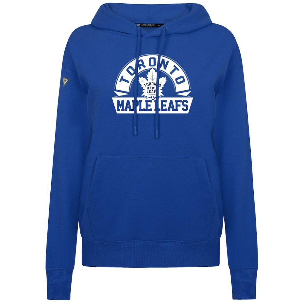 Toronto Maple Leafs - Levelwear Women's Adorn Banner Arch Pullover Hoodie Royal