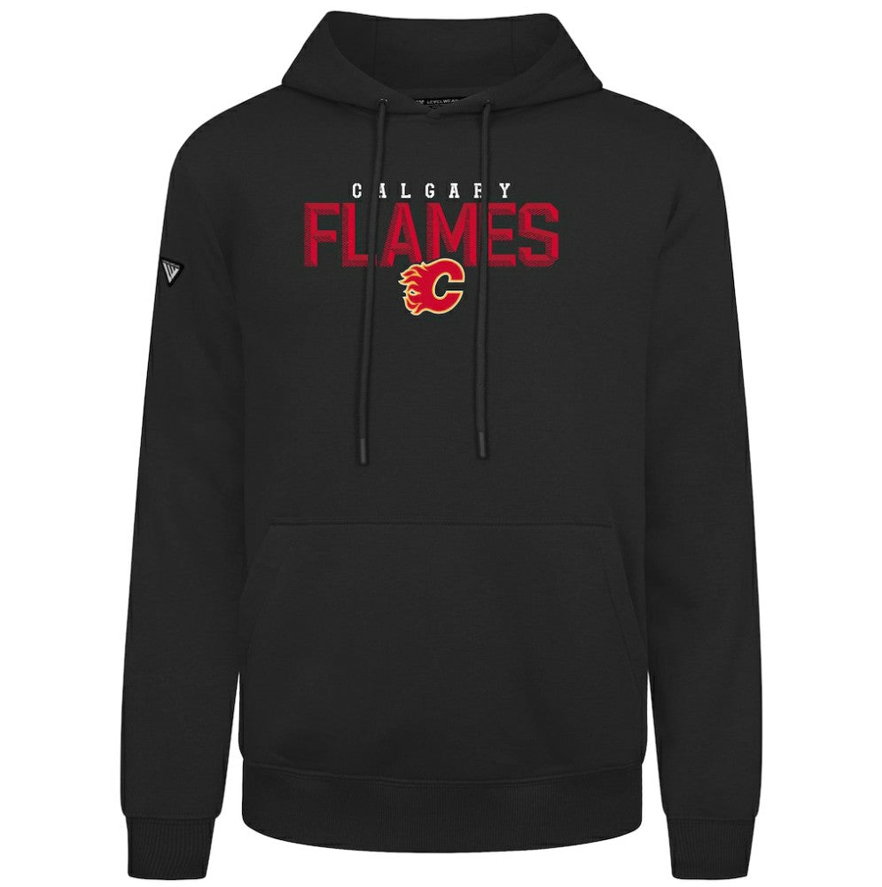 Calgary Flames - Levelwear Podium Carve Pullover Hoodie Black