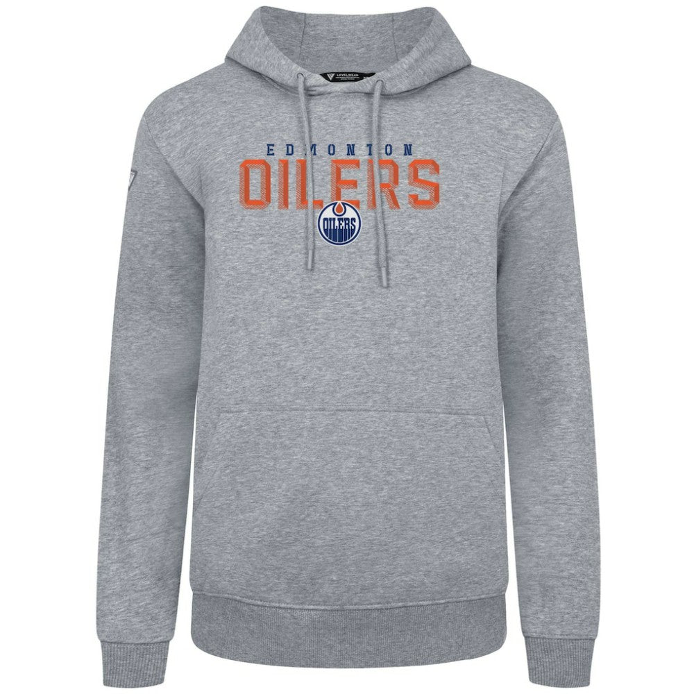 Edmonton Oilers - Levelwear Podium Carve Pullover Hoodie Gray
