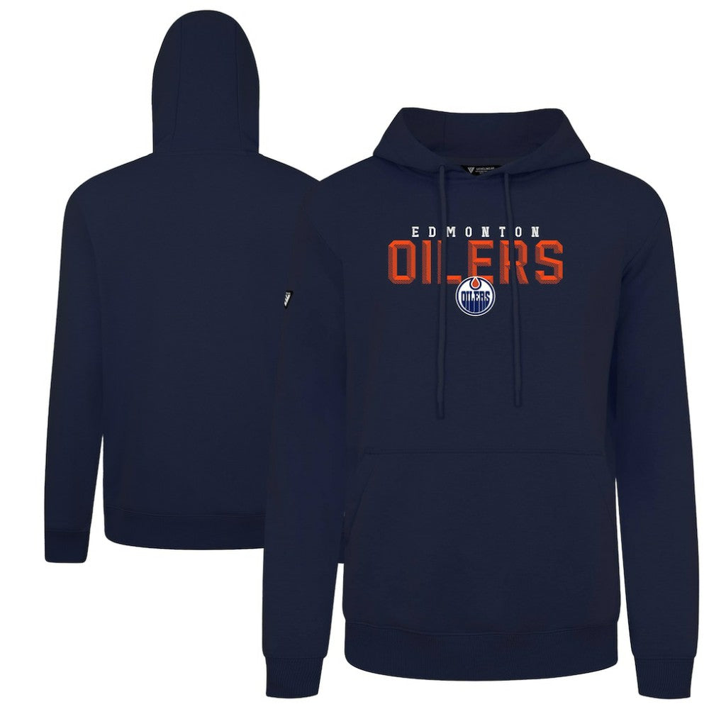 Edmonton Oilers - Levelwear Podium Carve Pullover Hoodie Navy