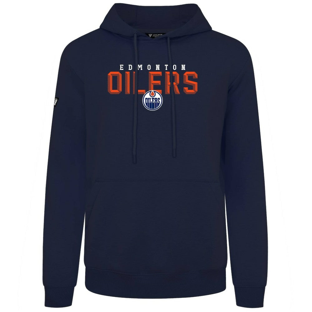 Edmonton Oilers - Levelwear Podium Carve Pullover Hoodie Navy