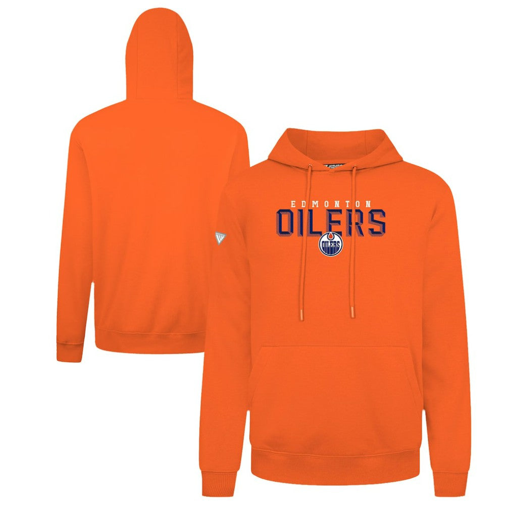 Edmonton Oilers - Levelwear Podium Carve Pullover Hoodie Orange