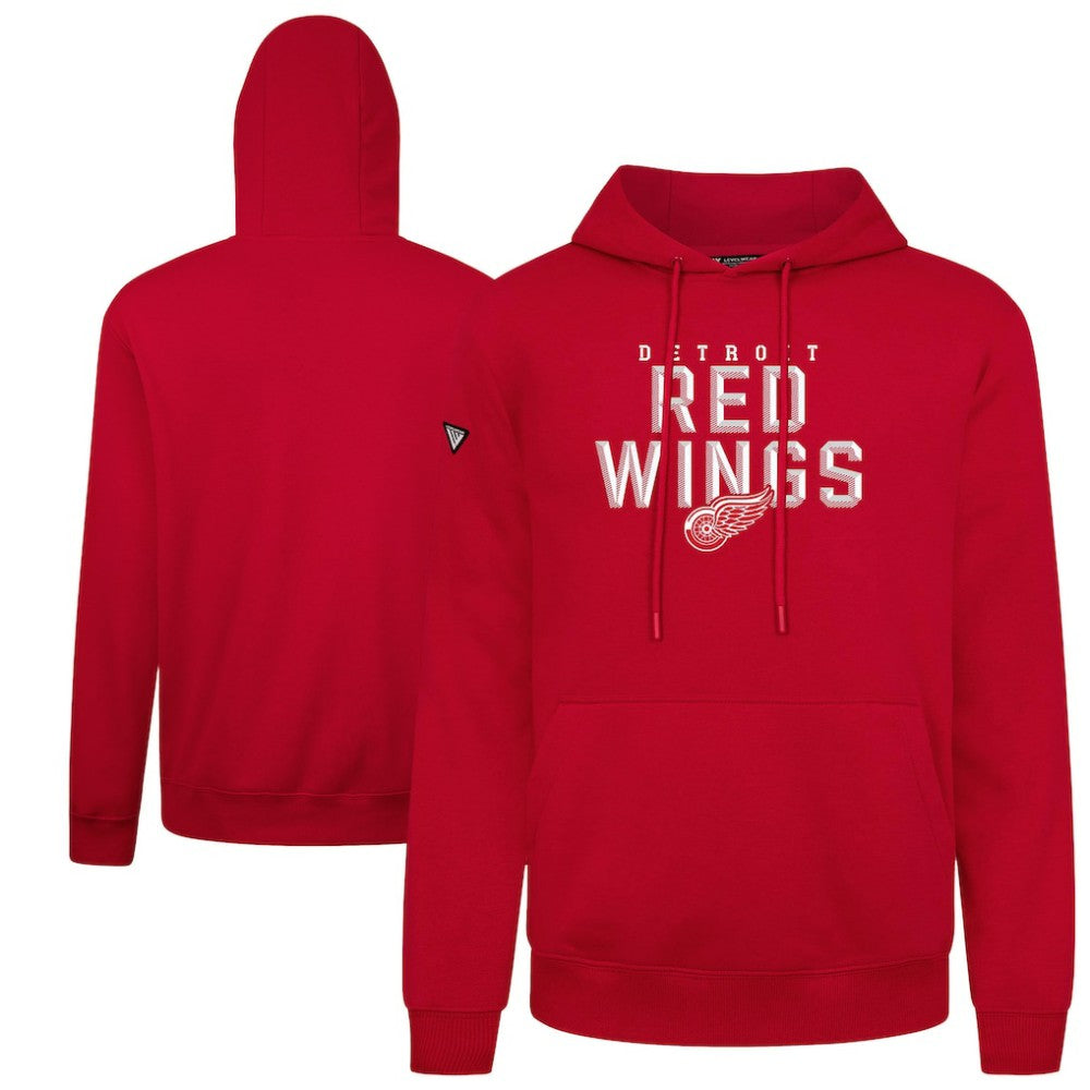 Detroit Red Wings - Levelwear Podium Carve Pullover Hoodie Red