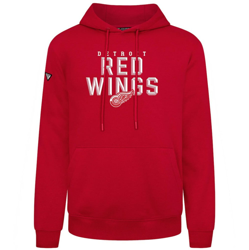 Detroit Red Wings - Levelwear Podium Carve Pullover Hoodie Red