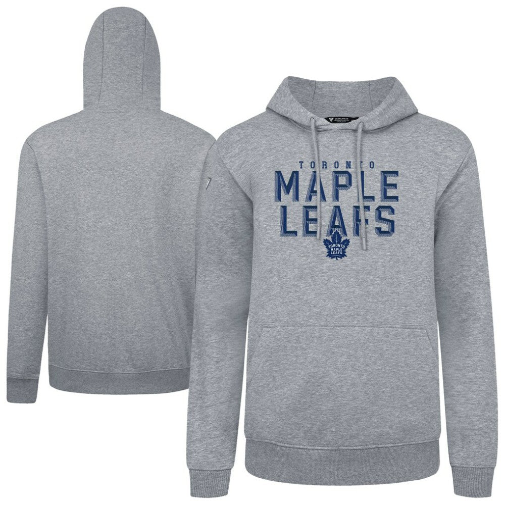 Toronto Maple Leafs - Levelwear Podium Carve Pullover Hoodie Gray