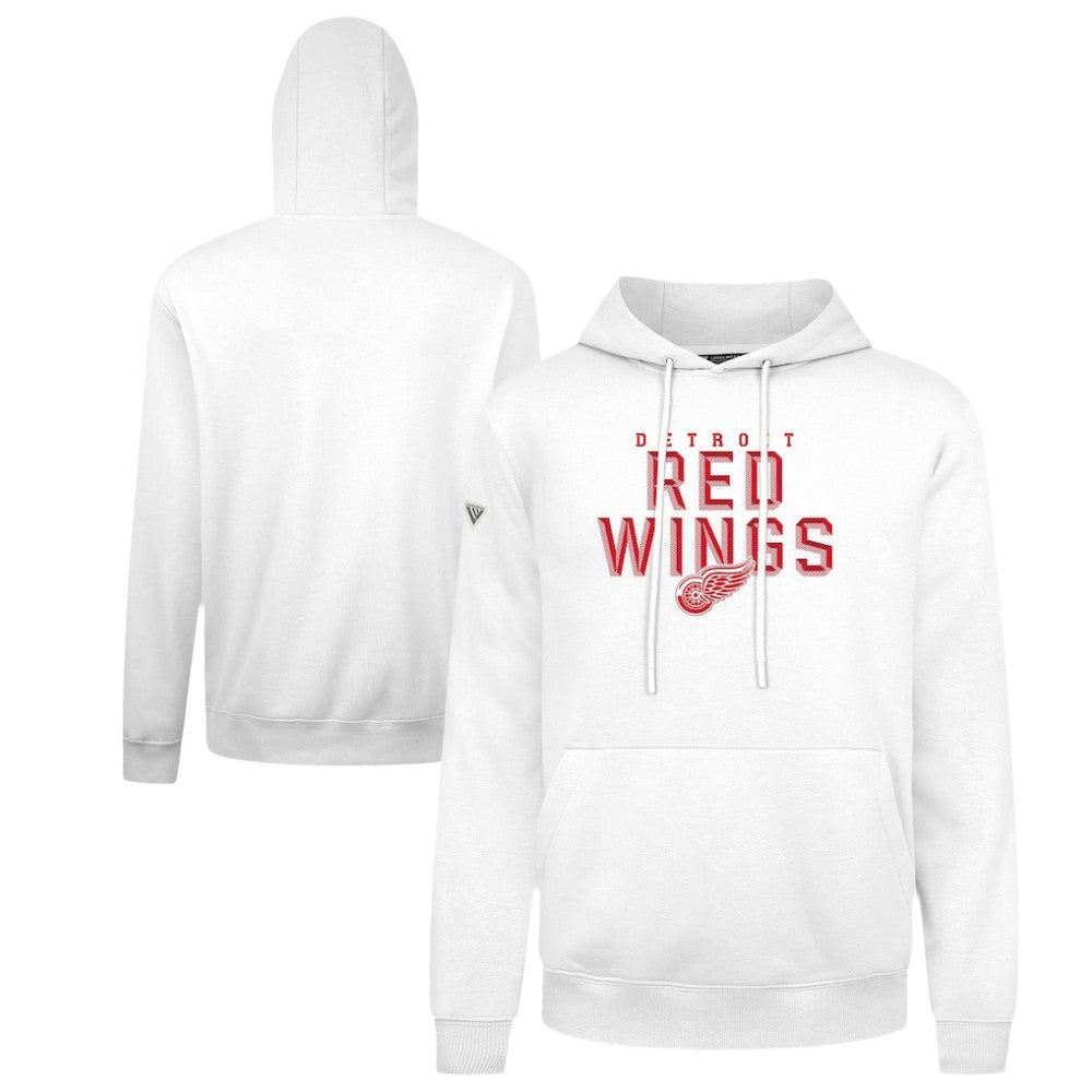 Detroit Red Wings - Levelwear Podium Carve Pullover Hoodie White