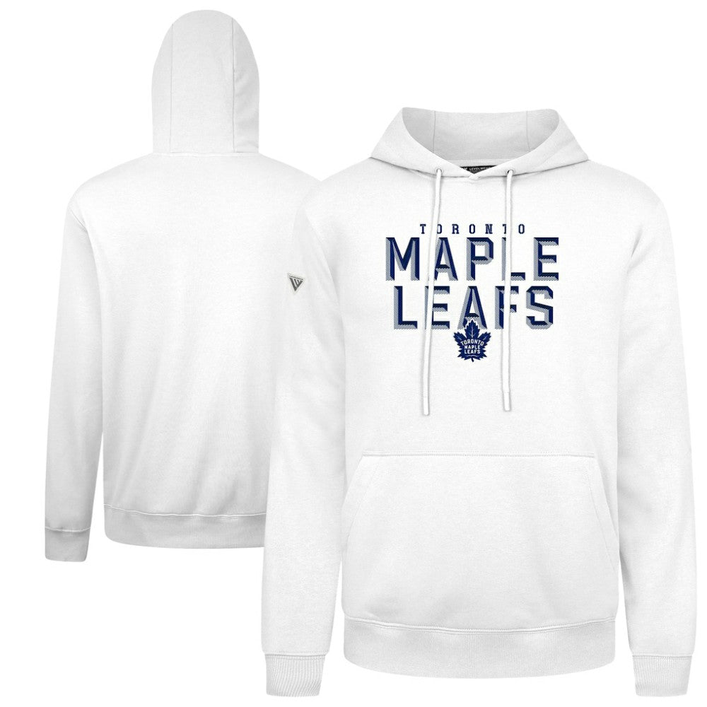 Toronto Maple Leafs - Levelwear Podium Carve Pullover Hoodie White