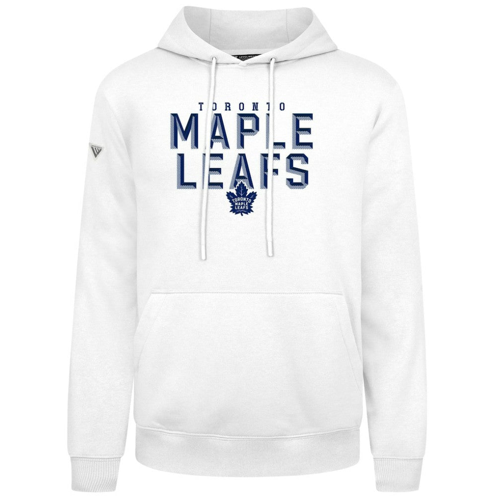 Toronto Maple Leafs - Levelwear Podium Carve Pullover Hoodie White