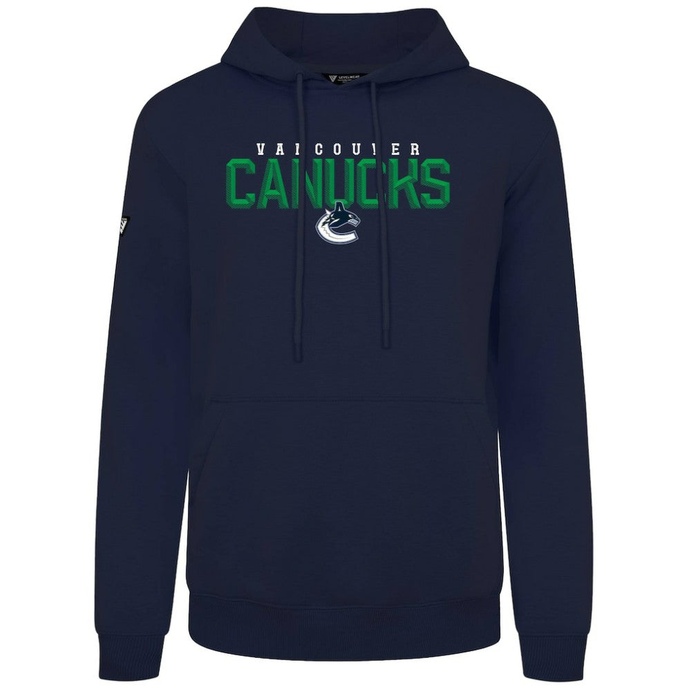 Vancouver Canucks - Levelwear Podium Carve Pullover Hoodie Navy