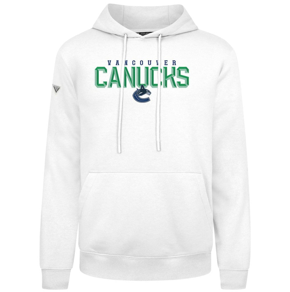 Vancouver Canucks - Levelwear Podium Carve Pullover Hoodie White