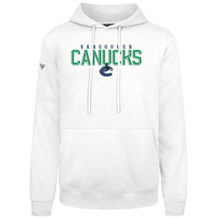 Vancouver Canucks - Levelwear Podium Carve Pullover Hoodie White