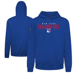 New York Rangers Levelwear Podium Carve Pullover Hoodie Royal