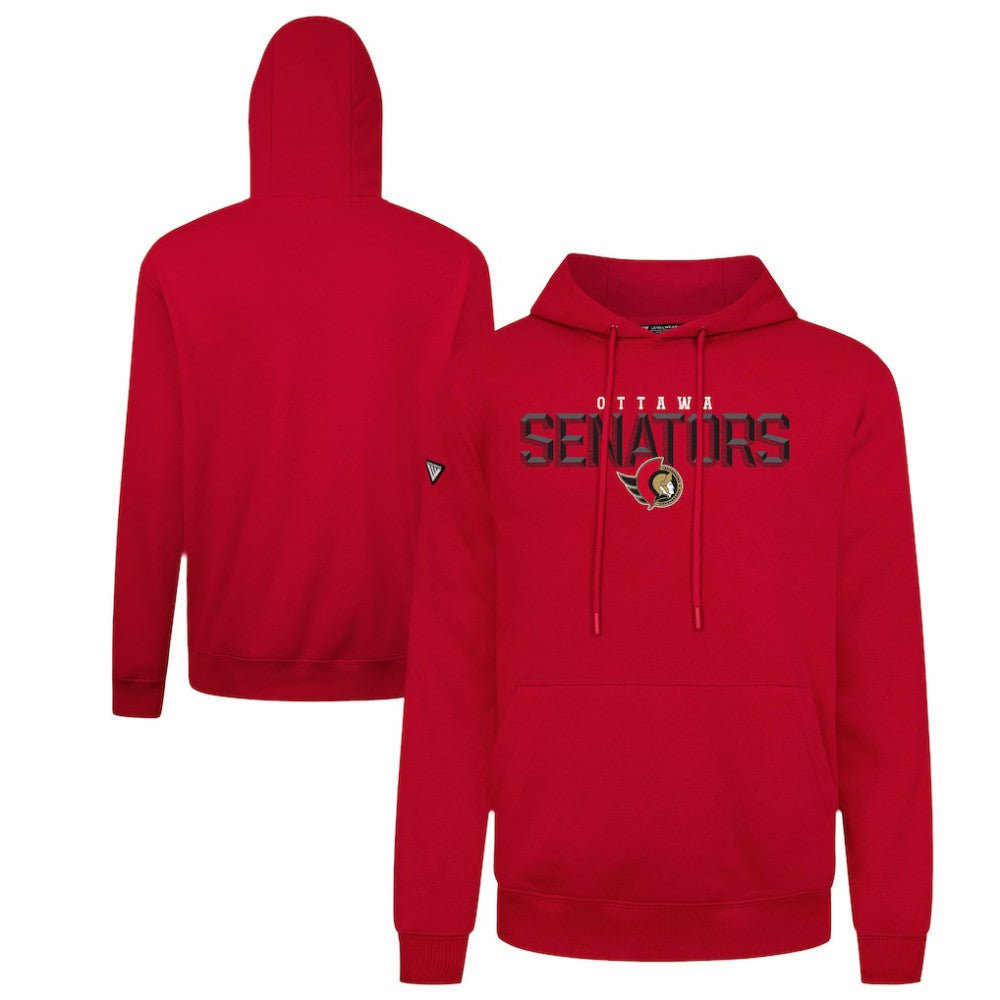 Ottawa Senators - Levelwear Podium Carve Pullover Hoodie Red