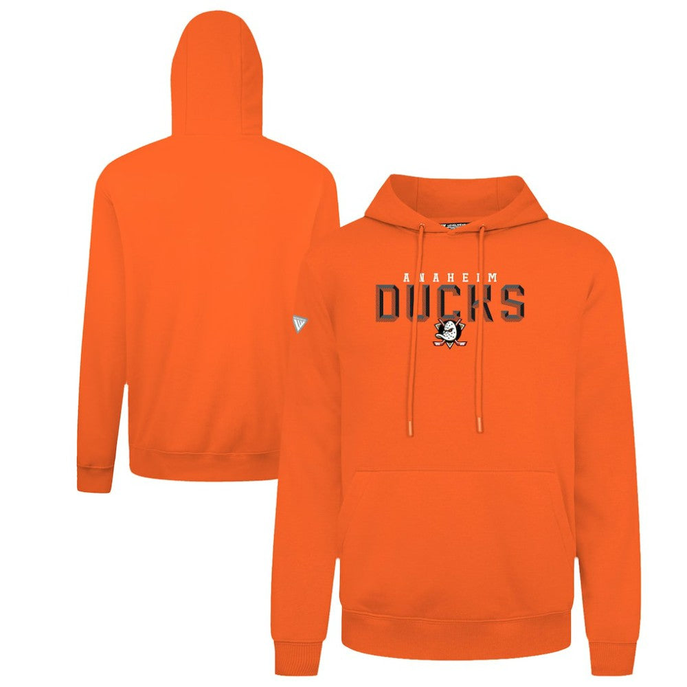 Anaheim Ducks - Levelwear Podium Carve Pullover Hoodie Orange