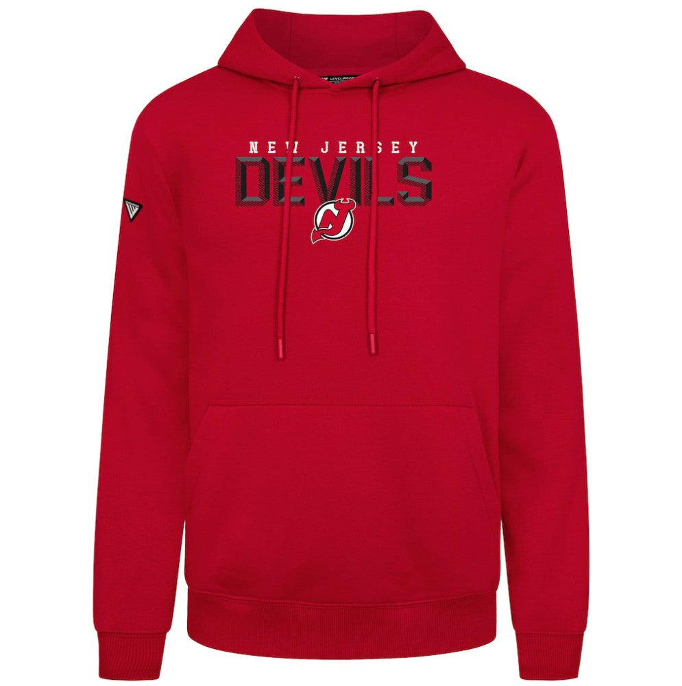 New Jersey Devils - Levelwear Podium Carve Pullover Hoodie Red