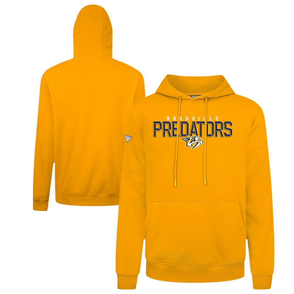 Nashville Predators - Levelwear Podium Carve Pullover Hoodie Gold